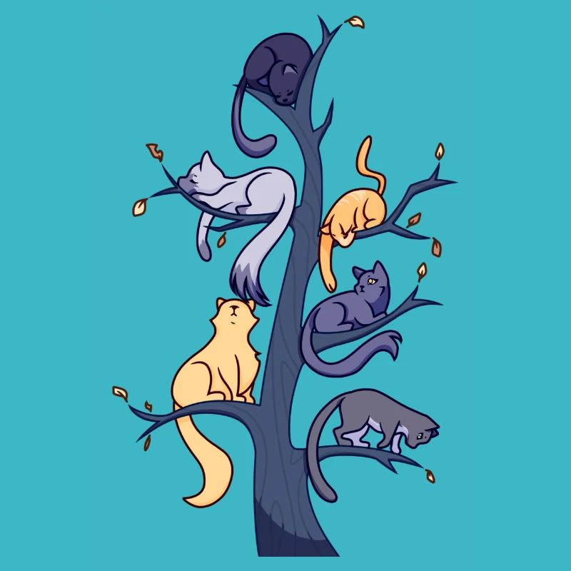 Cats on the tree