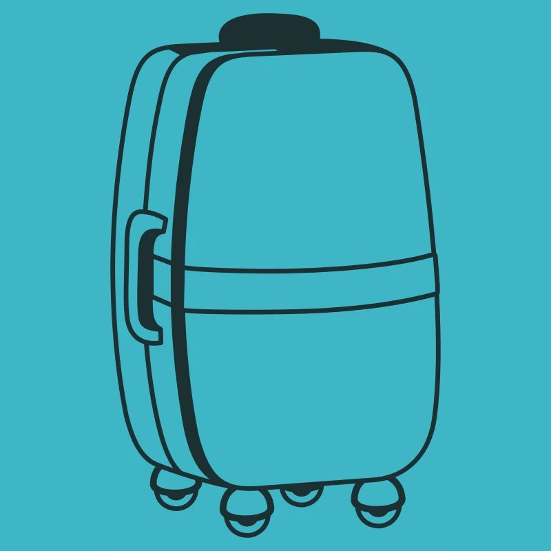 Big roller suitcase