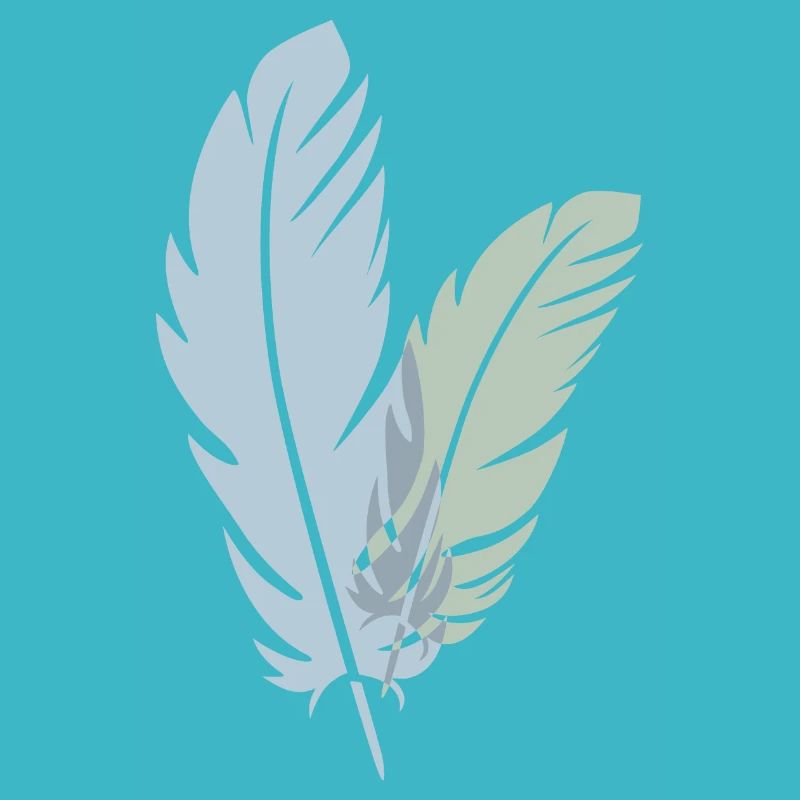 Two feathers