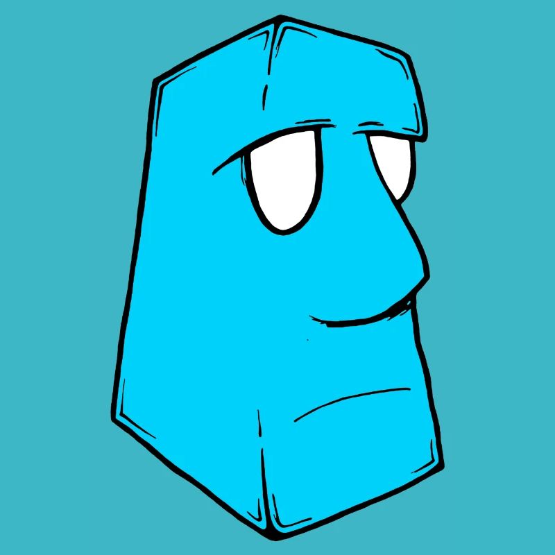 Moai Structure Blue