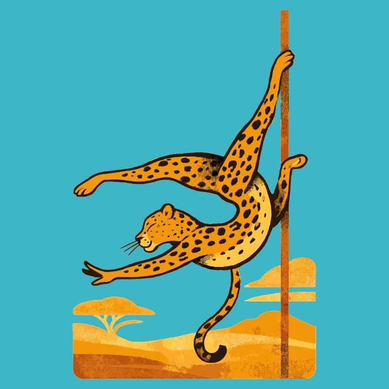 Pole Dance Leopard Pole Dancer Gift