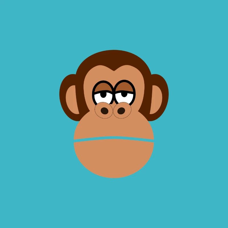 Tête de singe drôle - Singe - Singe - Singes
