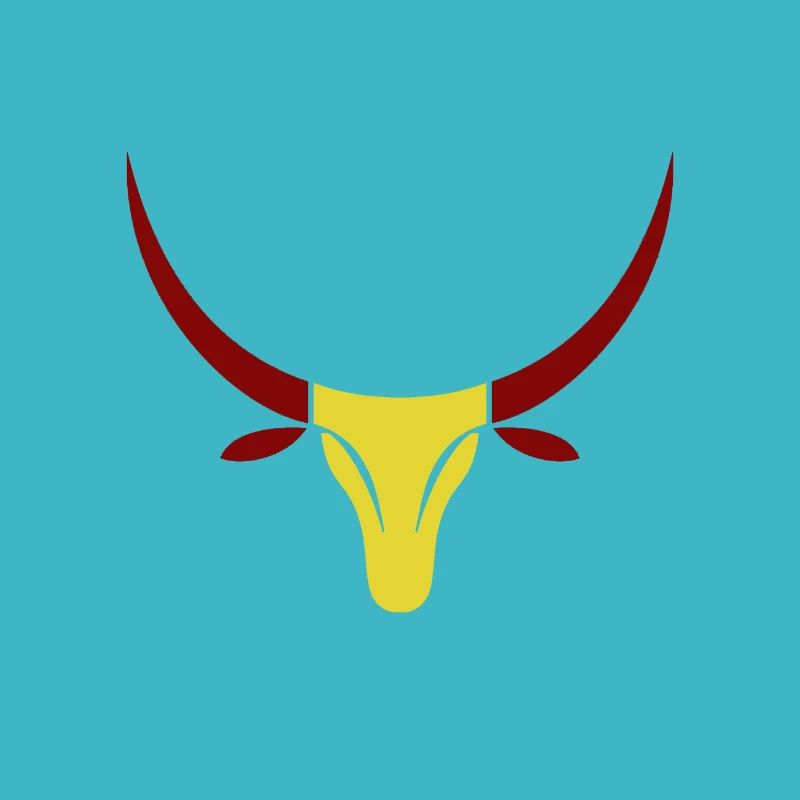 Cornes de taureau comme signe de force - couleur ESPAGNE