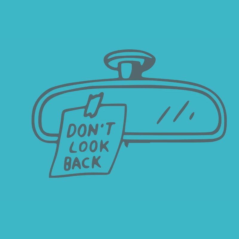 Rebellious Car Mirror Note Design
