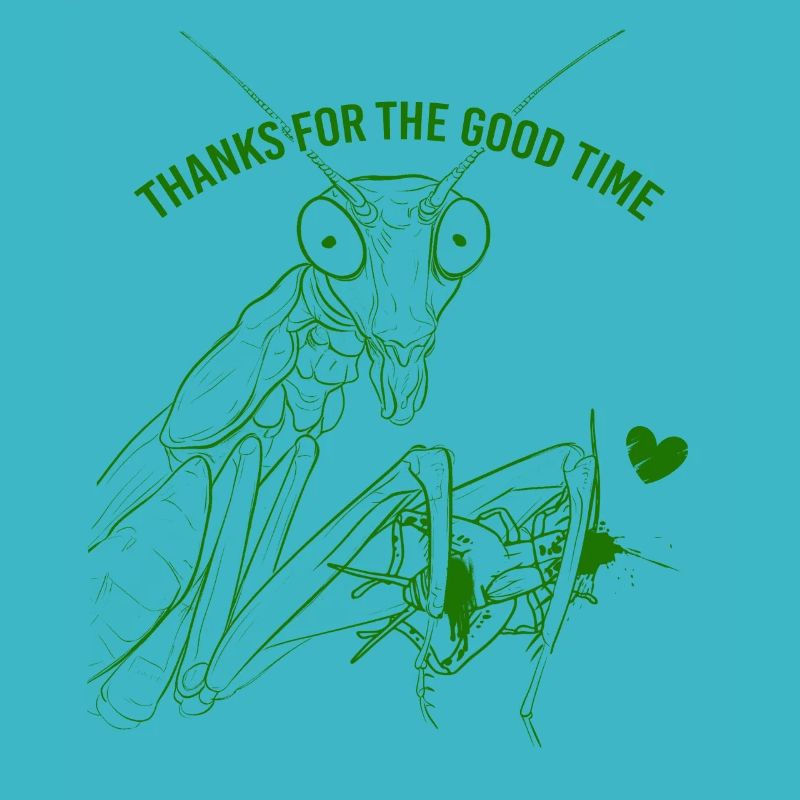 Praying mantis Thanks for the good time insect