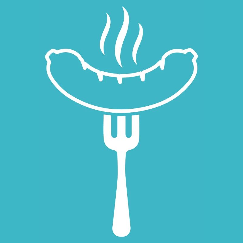 bratwurst symbol wurst gabel symbol