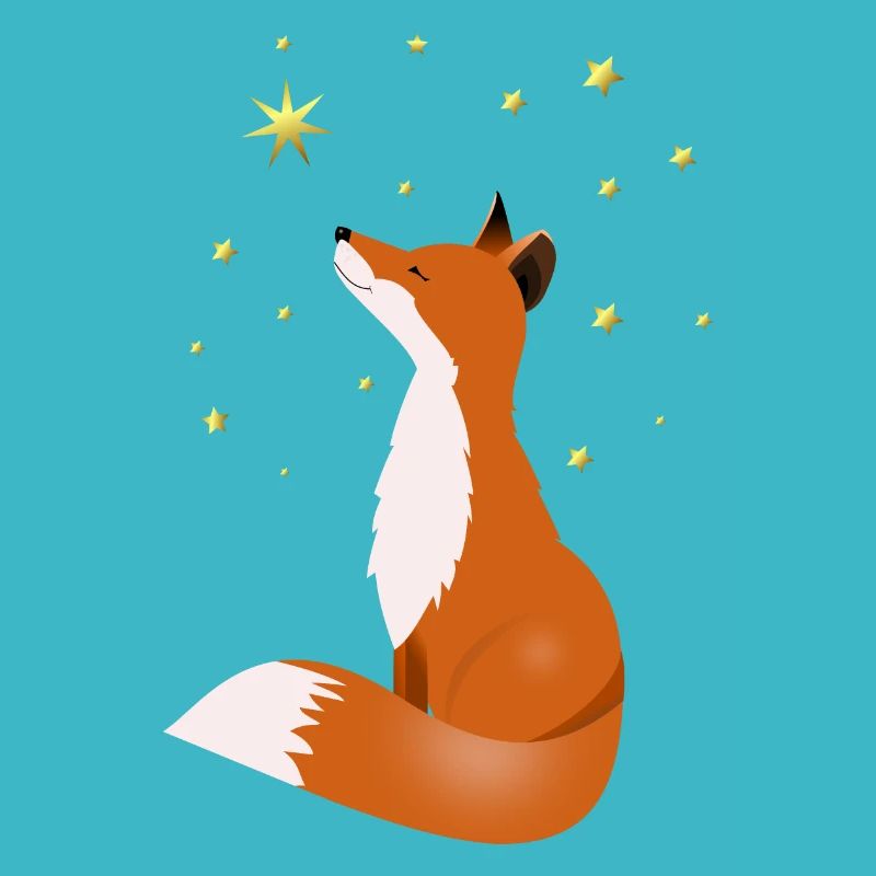 Fox in the night