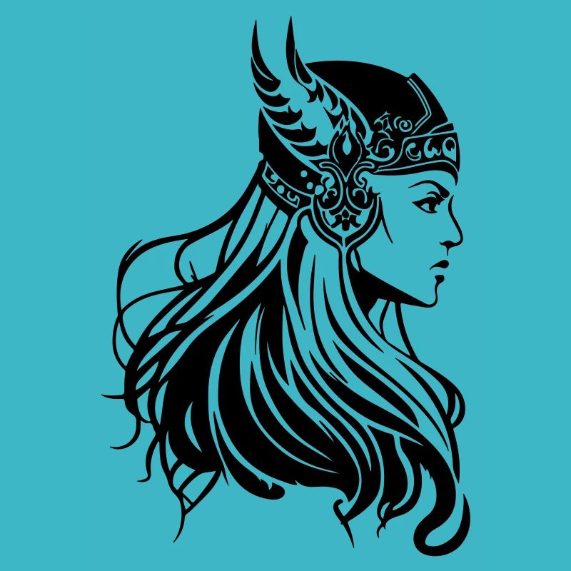 Wikinger Frau Kriegerin Viking