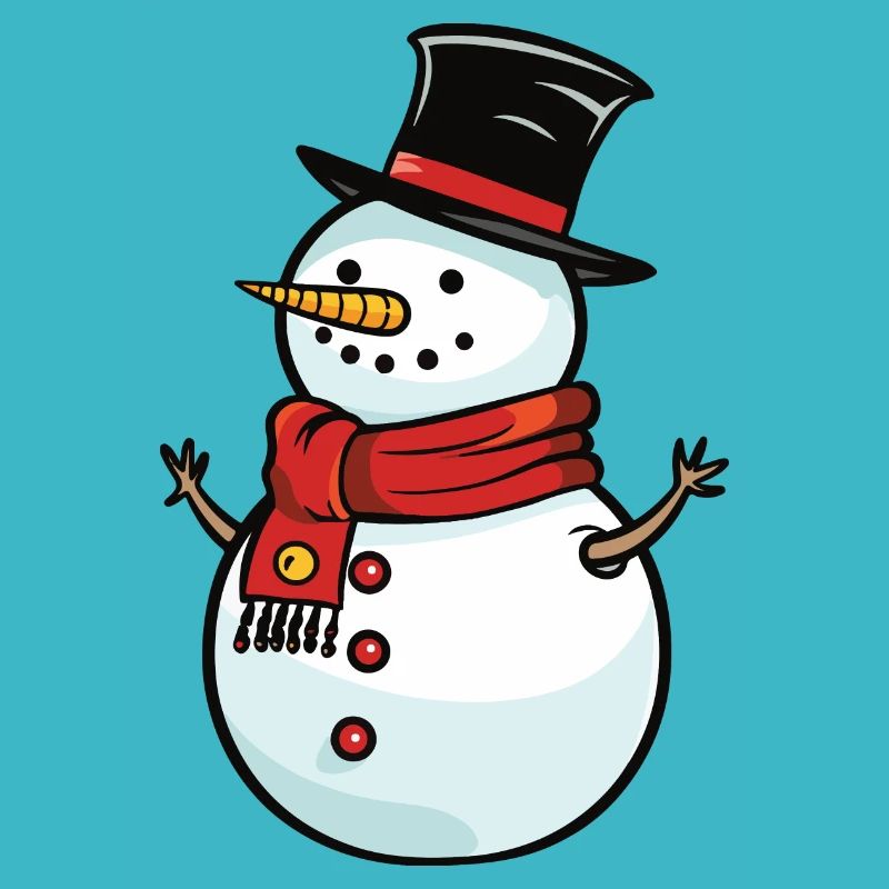 Snowman Winter Christmas Snow