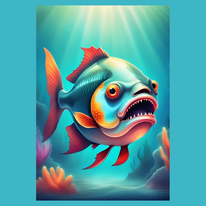 Strange looking creepy fish
