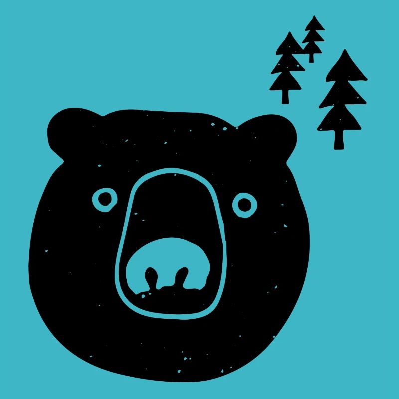 Ours dans la forêt dessin