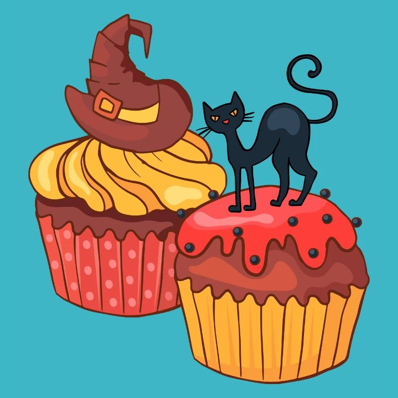 Halloween cupcake muffin cake baking sweets