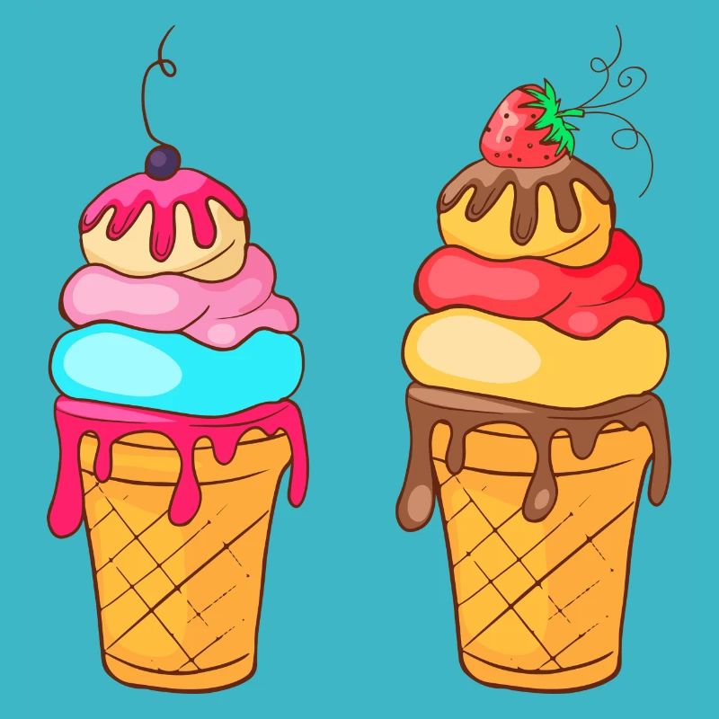 Glace glace crème glacée glace