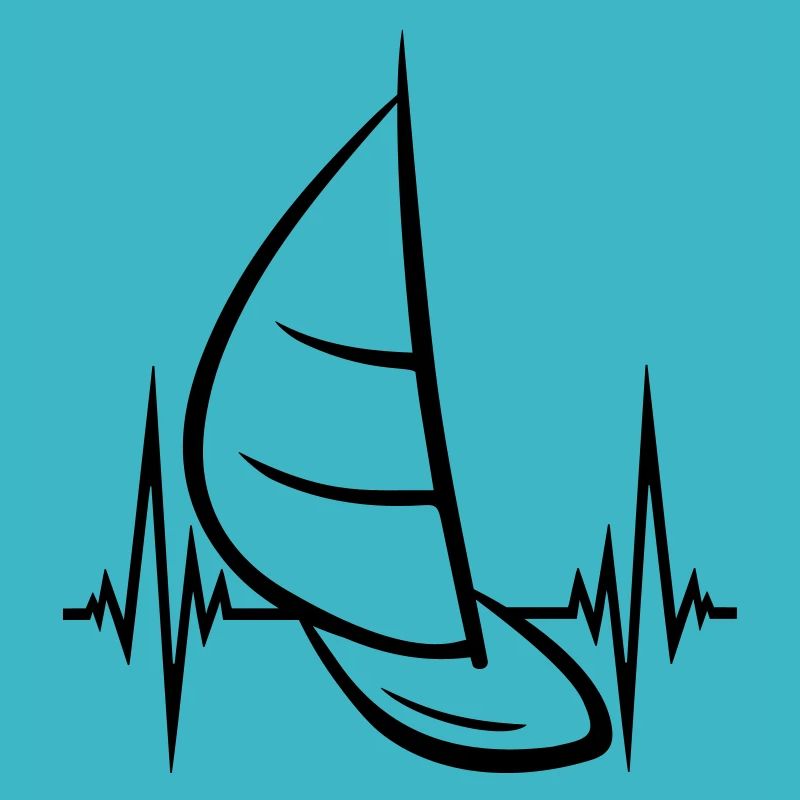 heartbeat pulse frequency sea waves boat sailing s