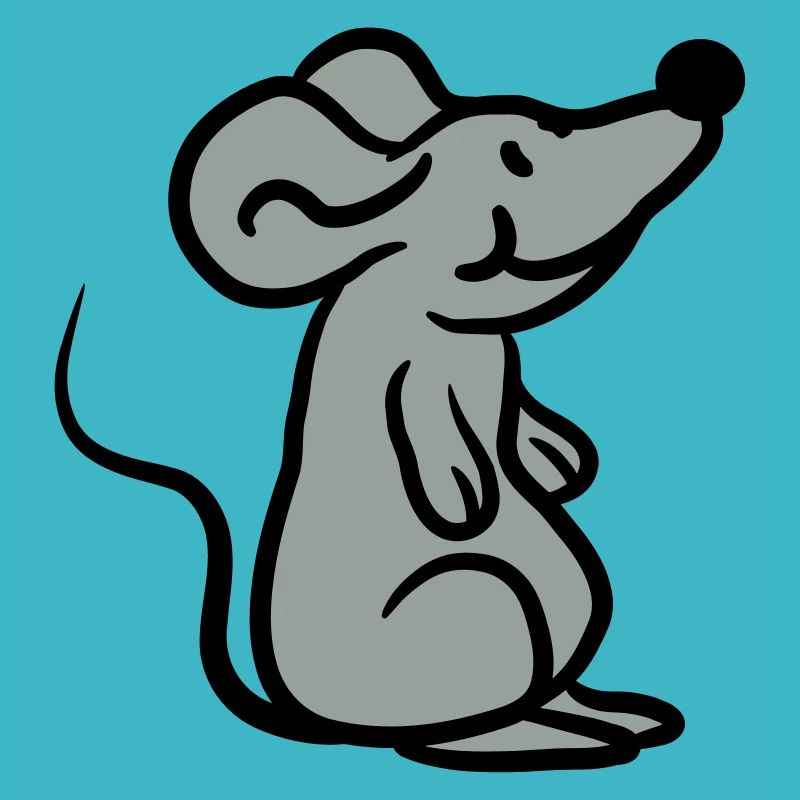 Little cute cute mouse