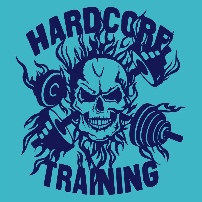 hard training citation tete de mort haltere core