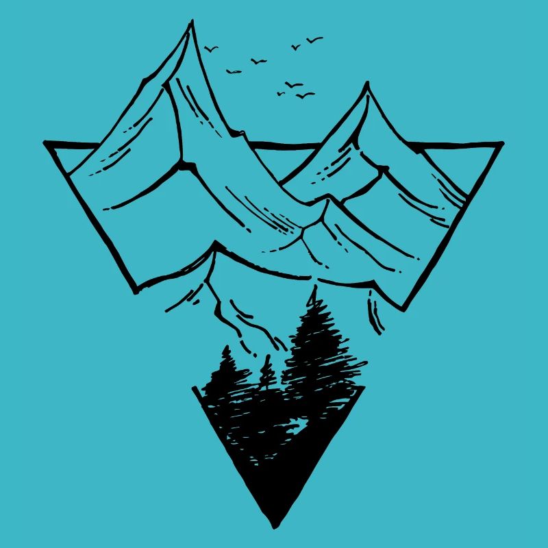 Triangle, Mountains & Forest