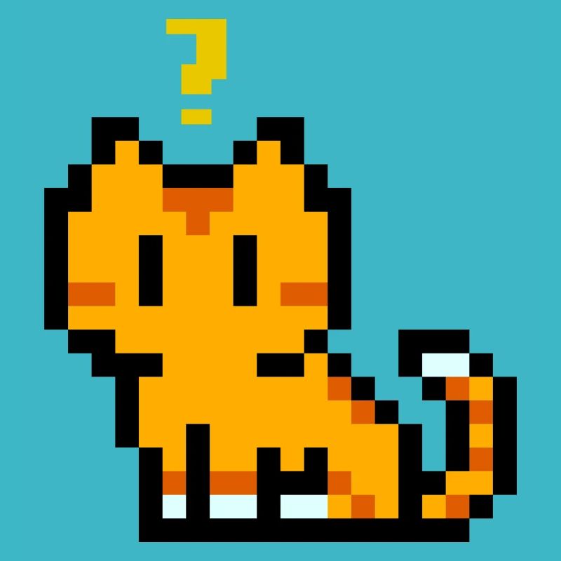 cat pixel