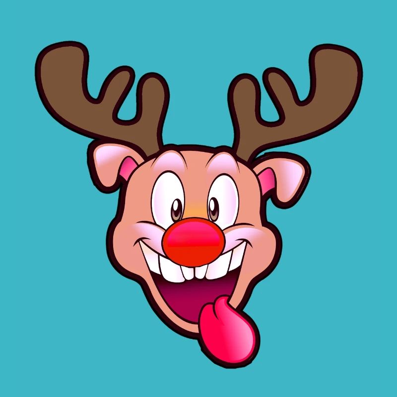 Rudolf renne du pere noel version cochon