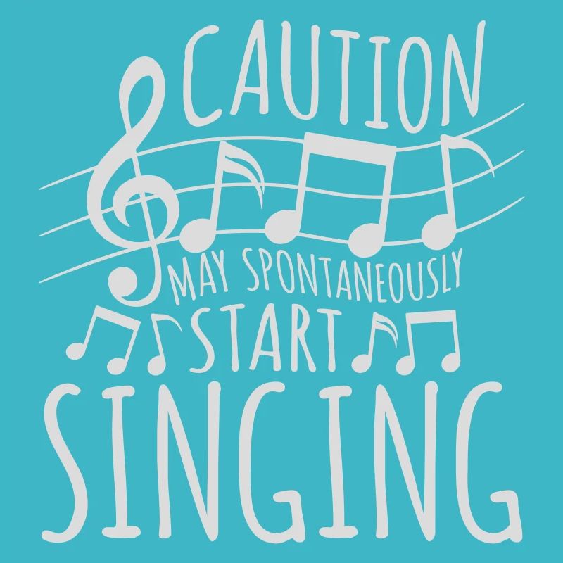may spontaneously start singing