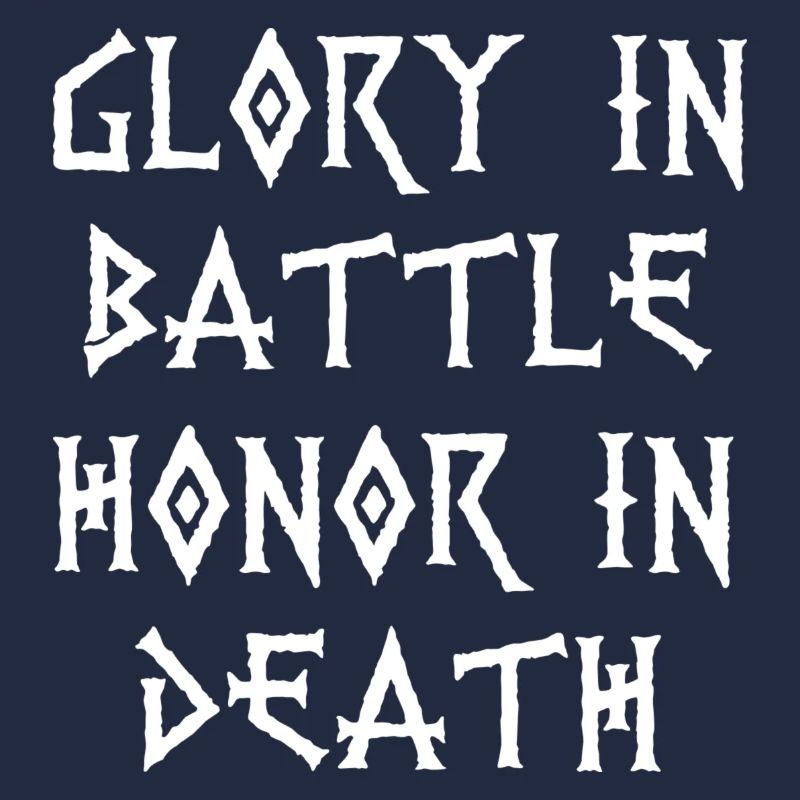Glory in battle quote