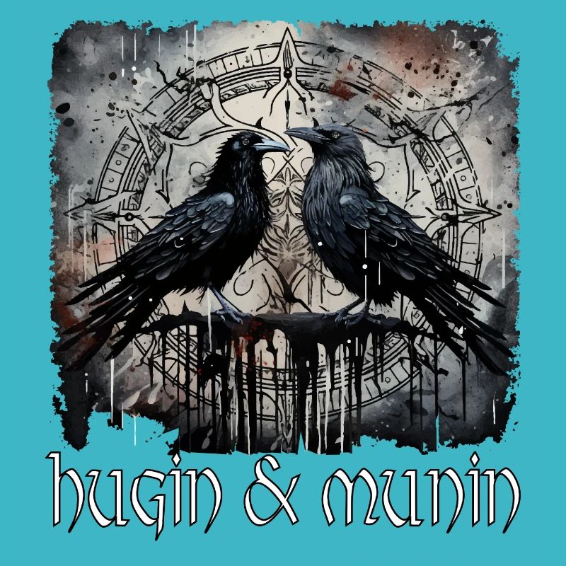 Vikings, Odin's Ravens, Hugin and Munin, Celts