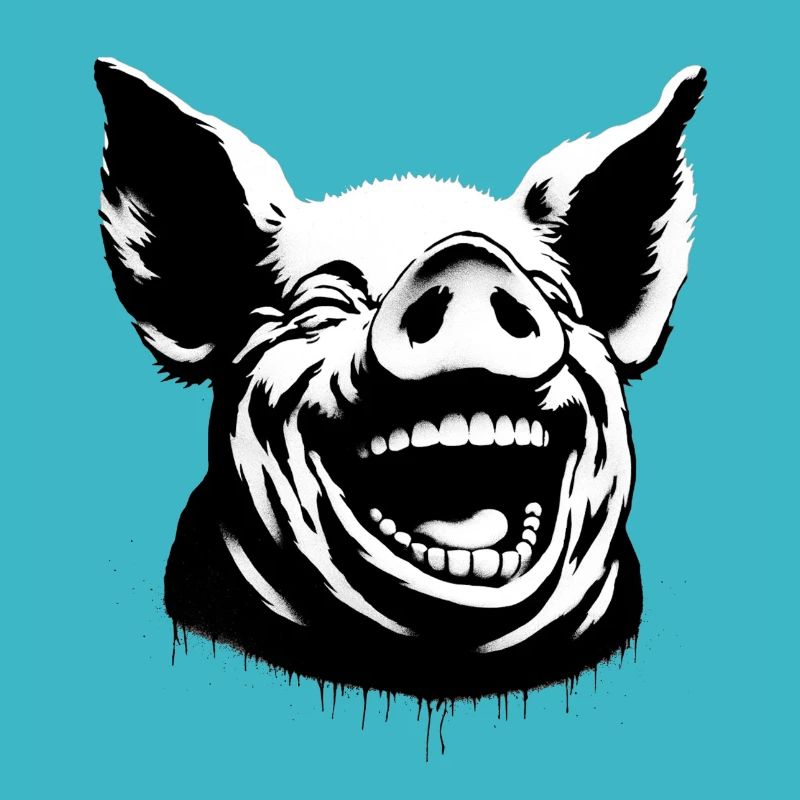 Laughing Pig