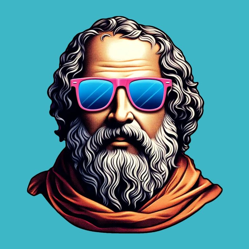 Buste Philosophe Rétro