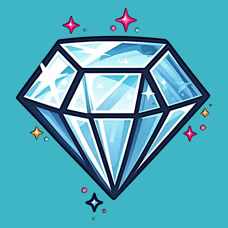 Glitzer Diamant