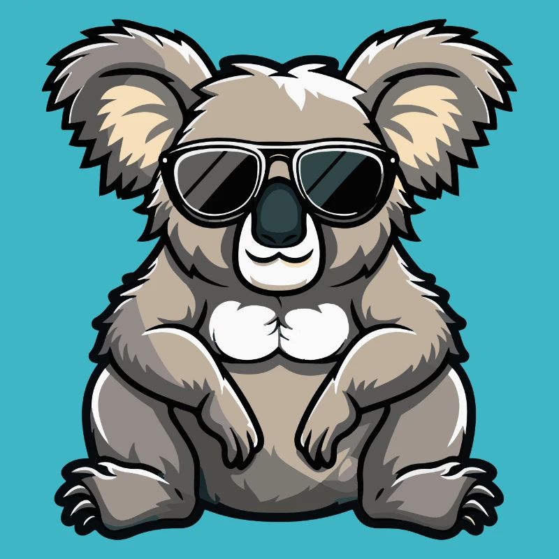 Koala Bande dessinée Cool