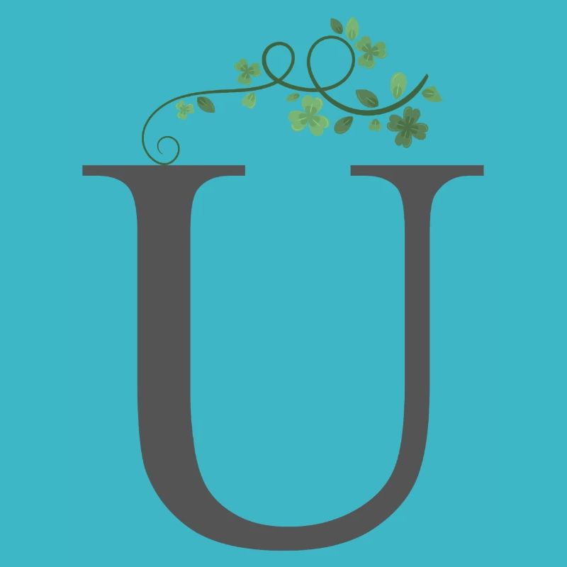 U with shamrocks