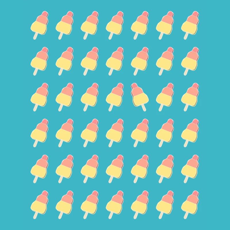 Ice cream cone pattern rockets - OCD