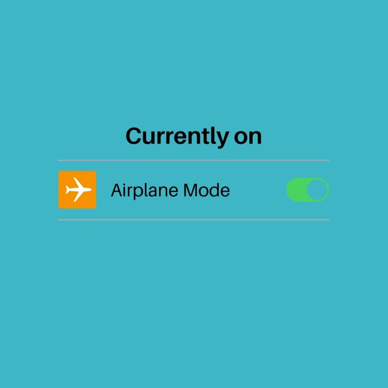 Airplane Mode - Chill Design - Flugmodus