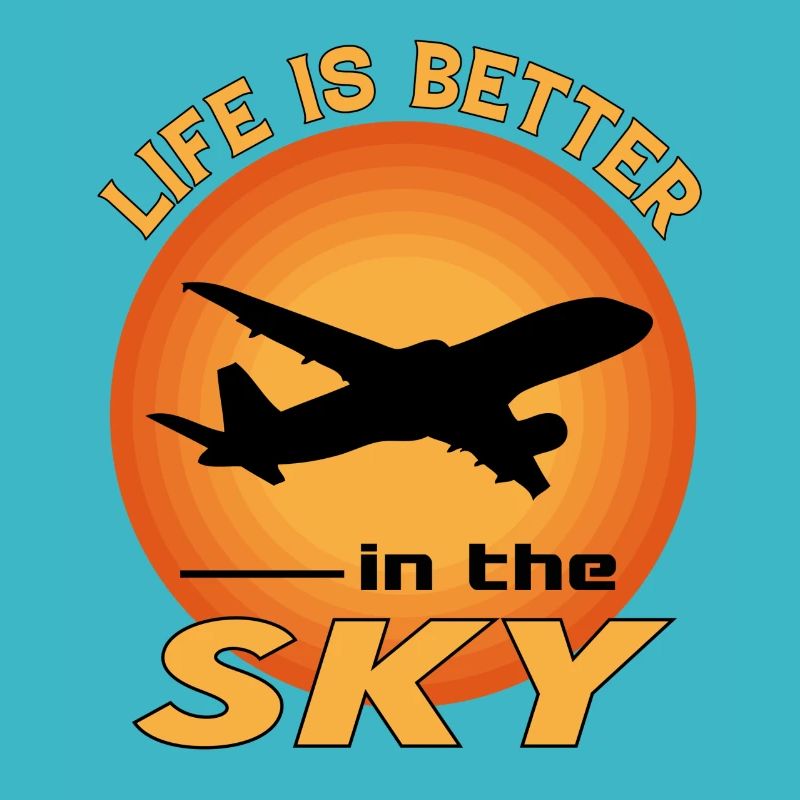 Sky Himmel fliegen Flugzeug Life is better