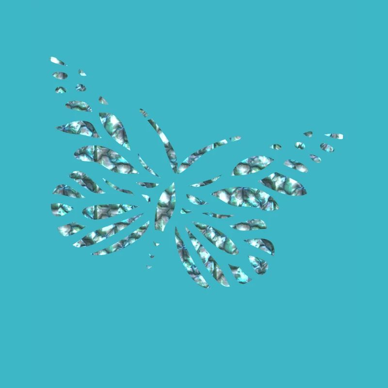 Joyaux papillon - abstrait au design féminin