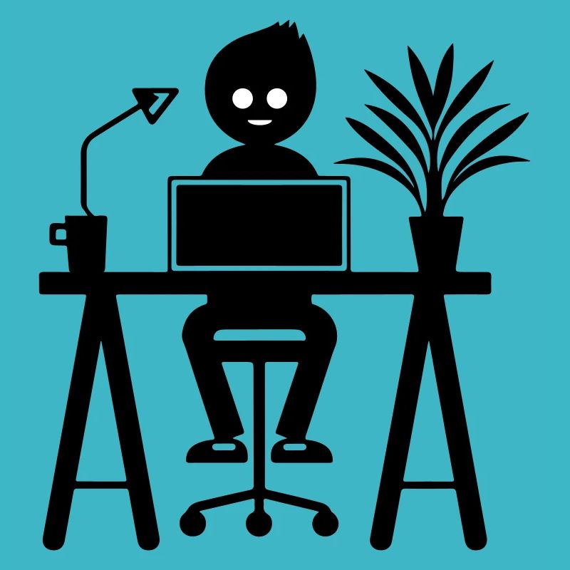 Arbeiter Computer Job Lernen