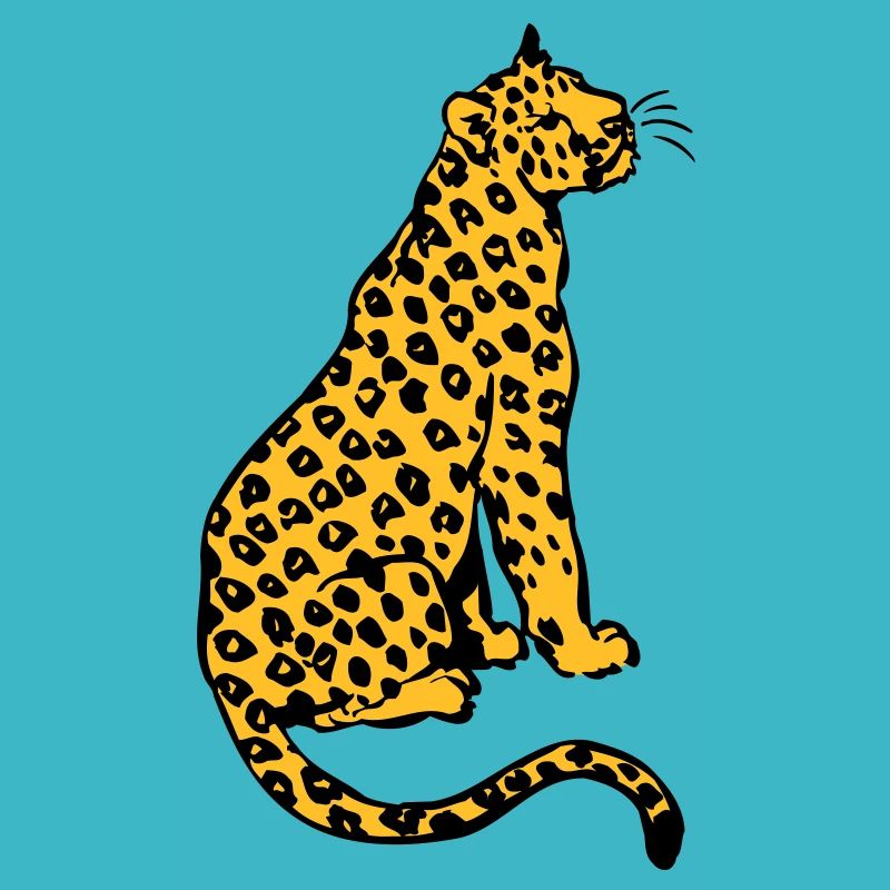Léopard Assis par Cheerful Madness!!
