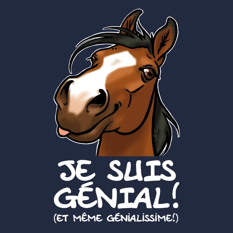 Pferd "Ich bin großartig!" (weißer Text)