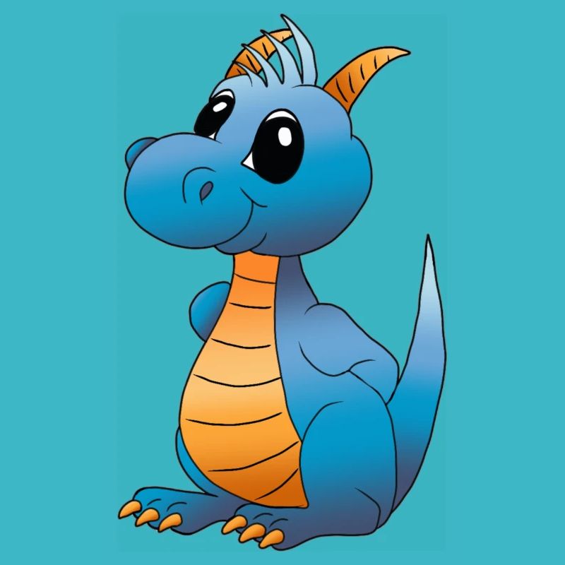 Blauer Drache