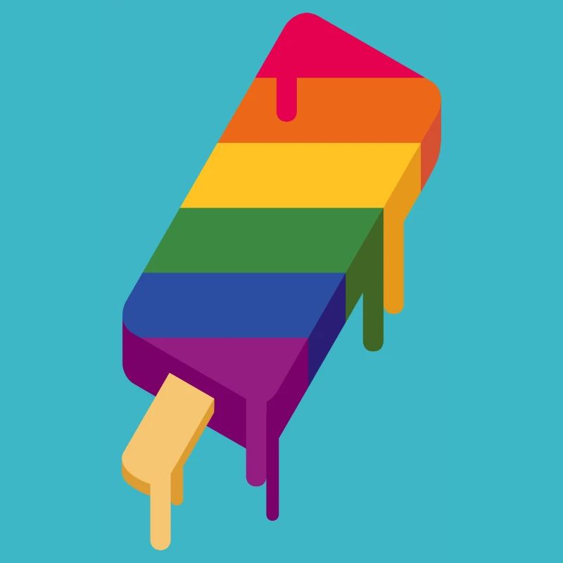SLURP COLLECTION : LA GLACE DE STYLE - DRAPEAU ARC-EN-CIEL