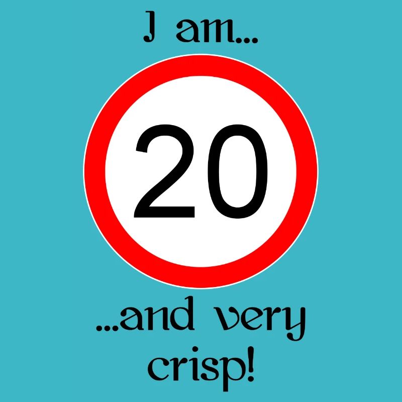 20 years very crisp script black