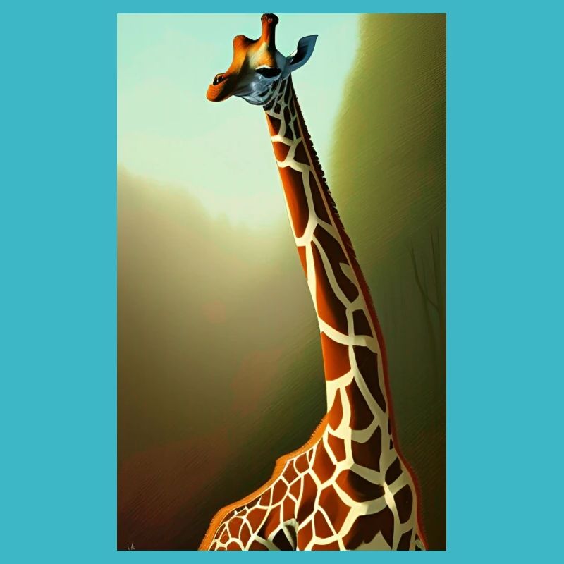 Comic Cartoon Drawing Giraffe Giraffa