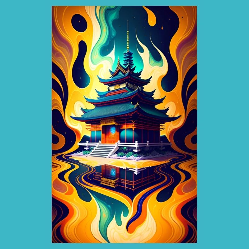Temple reflection
