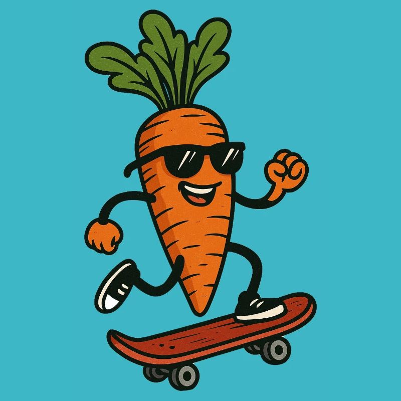 Kickflip Carrot: The Rad Root on Wheels