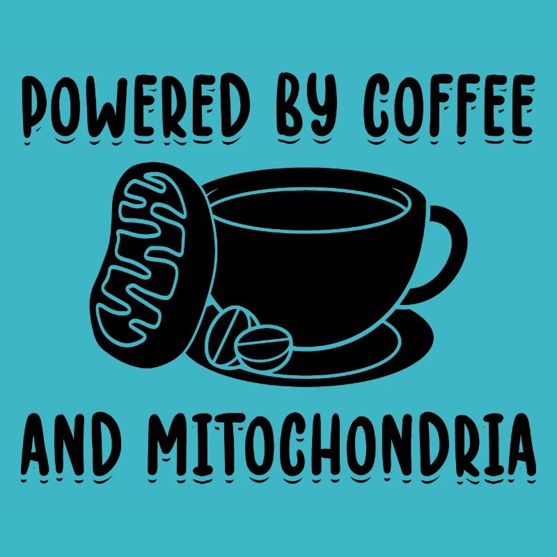 Mitochondrien & Kaffee | Biologen Student Geschenk