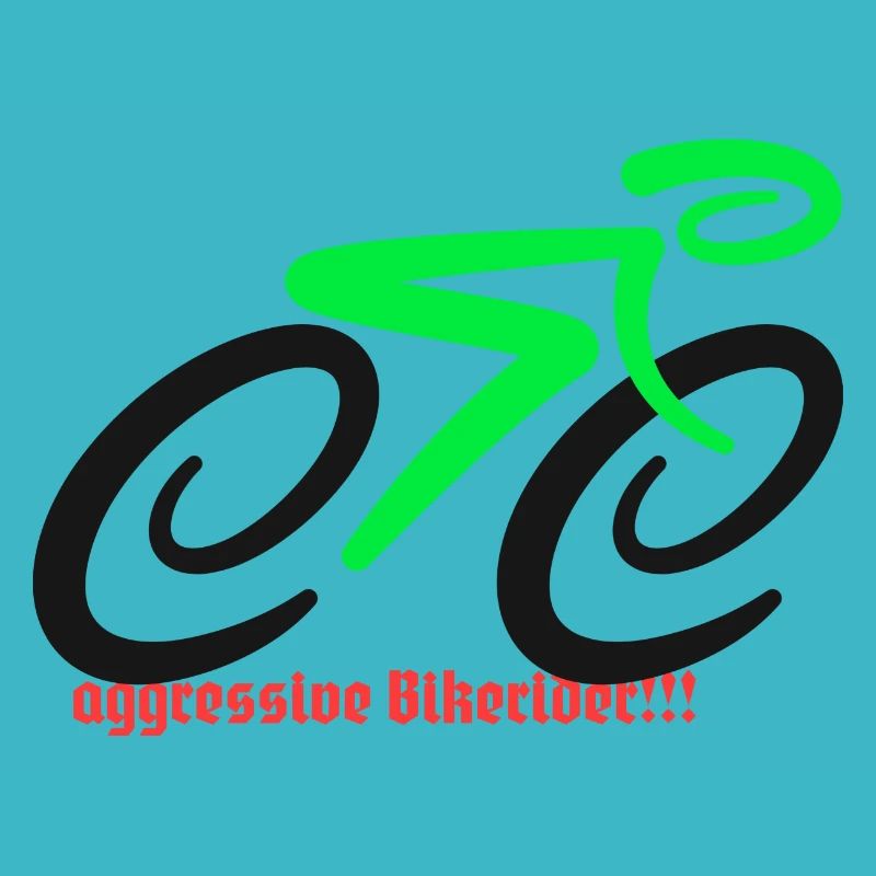 aggressive cyclist!