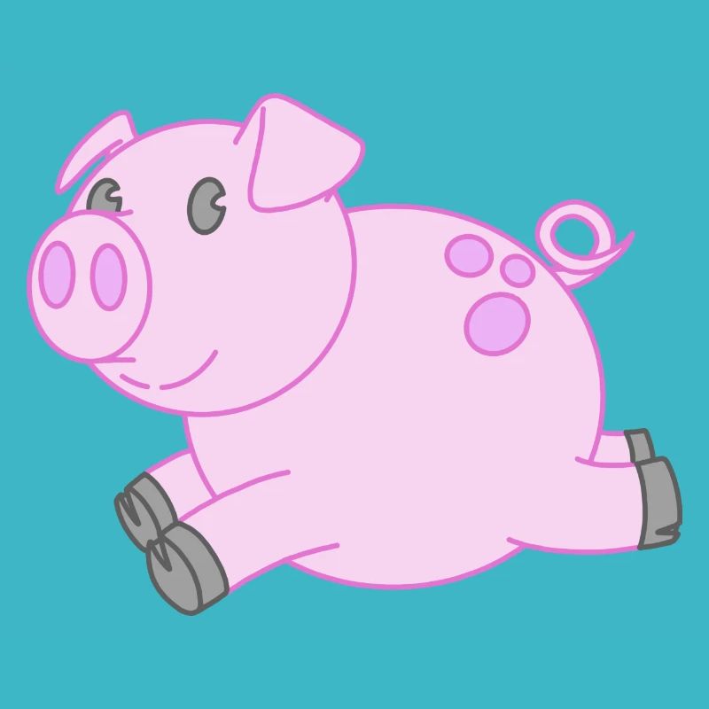 Nettes kleines Schweinchen