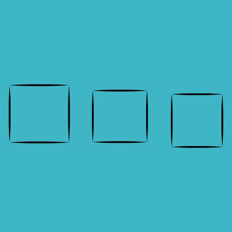 three squares square square