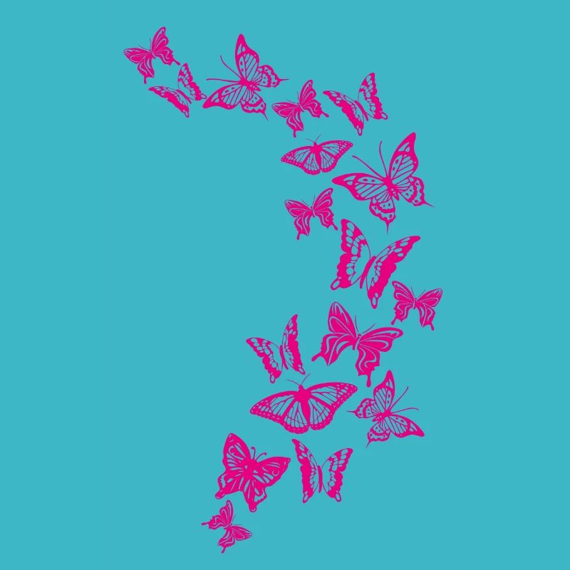 02 Papillons Rose