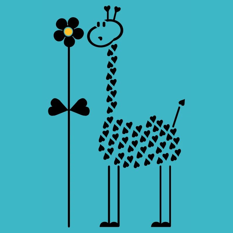 Giraffe in Führling / spring giraffe (2c)